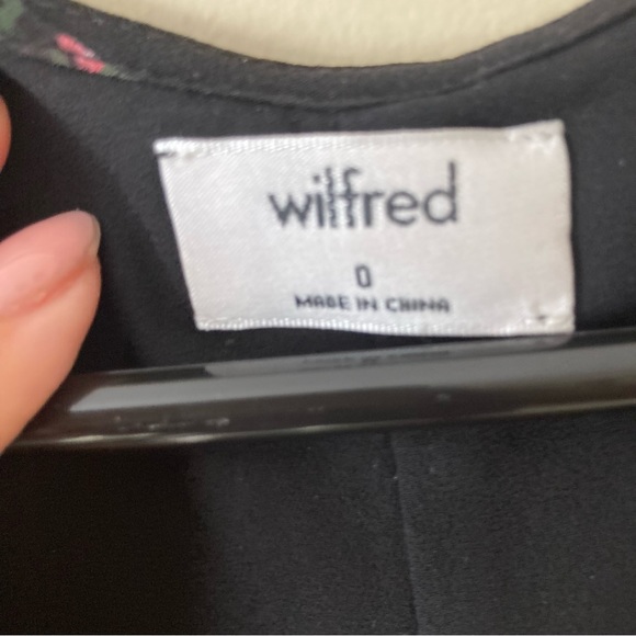 Wilfred Nazaire Floral Sheer Button Up Dress Size 0/XS - Picture 7 of 7